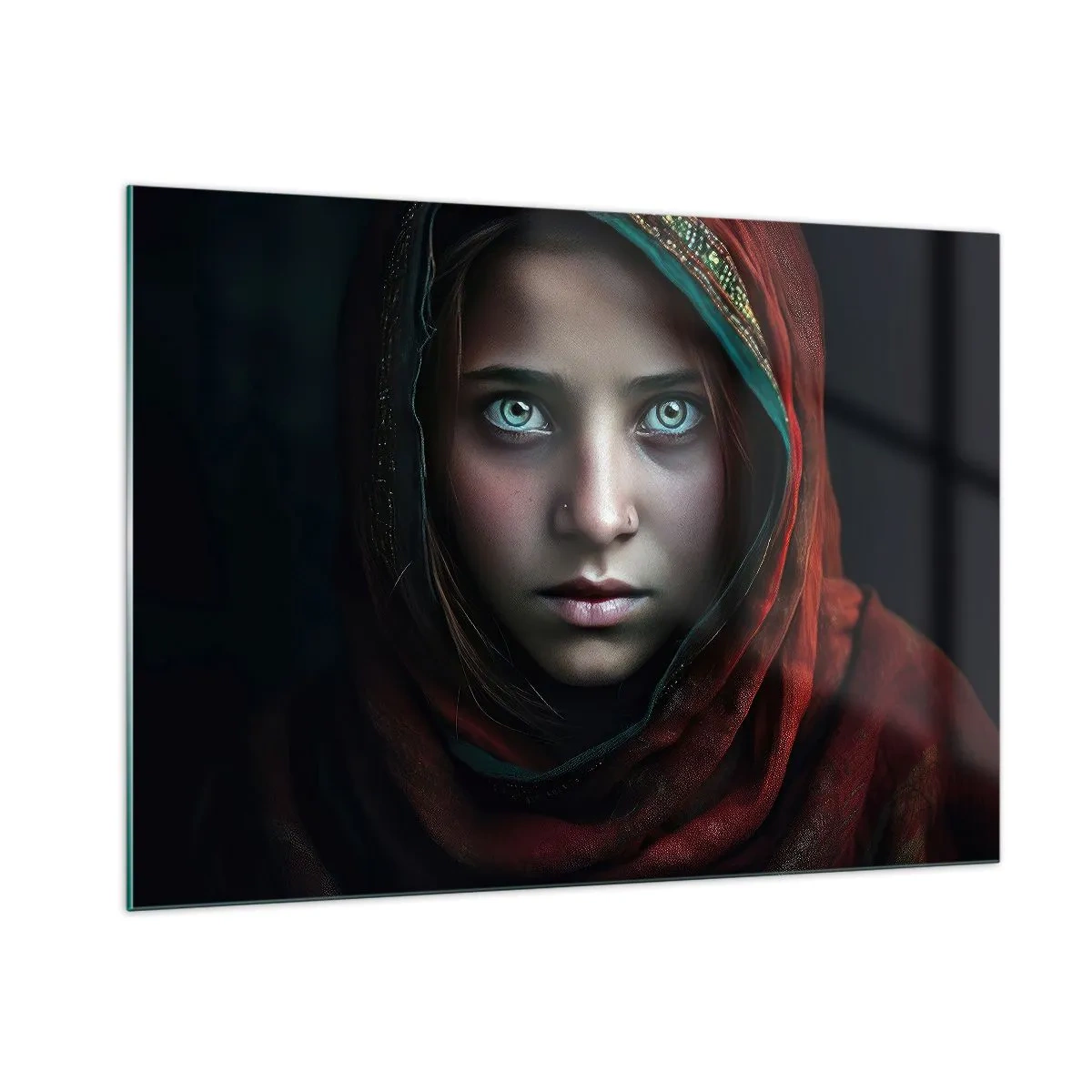 Tablou pe sticlă - Prințesa orientală - 100x70 cm