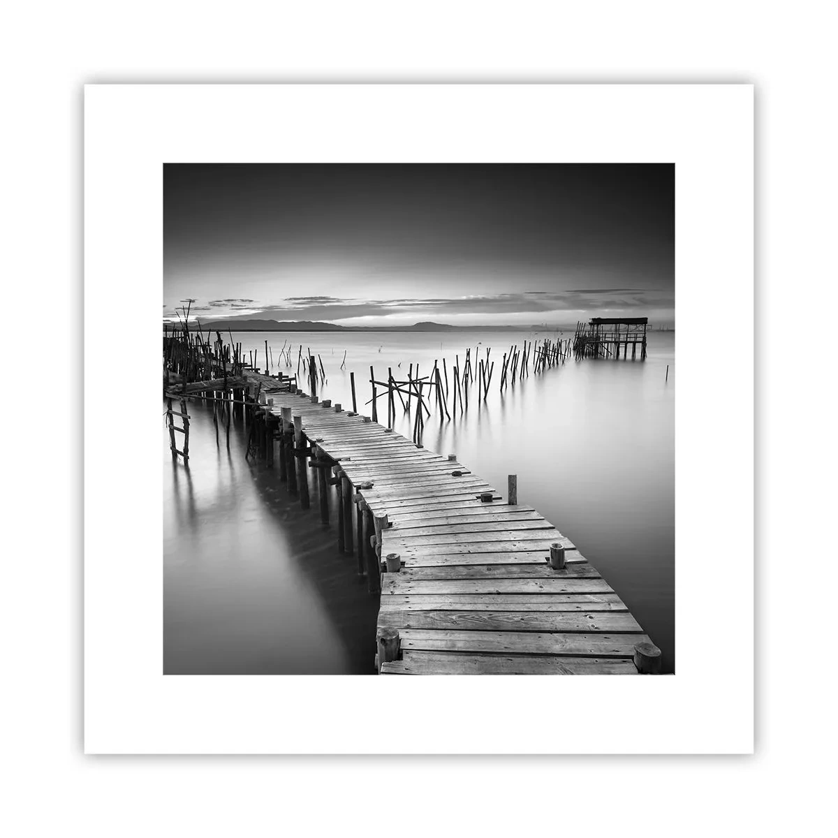 Poster - Liniștea unui țărm uitat - 30x30 cm