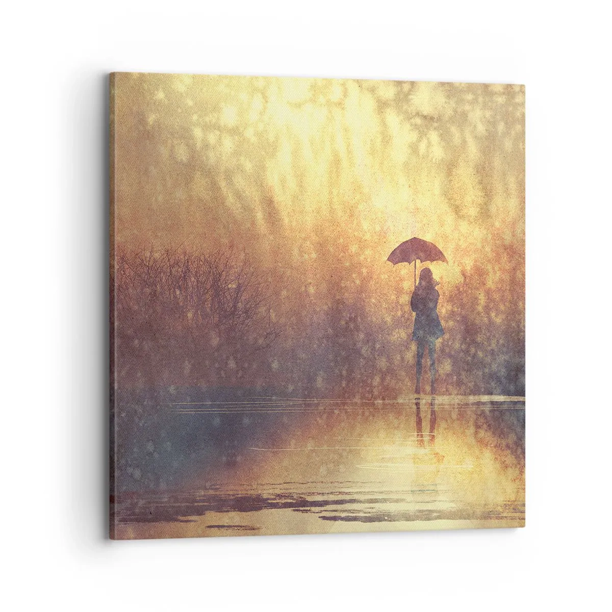 Tablou pe pânză - Simt că cineva se uită la mine - 70x70 cm