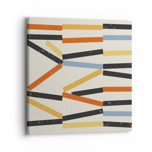 Tablou pe pânză - Compoziție la nivel - 40x40 cm