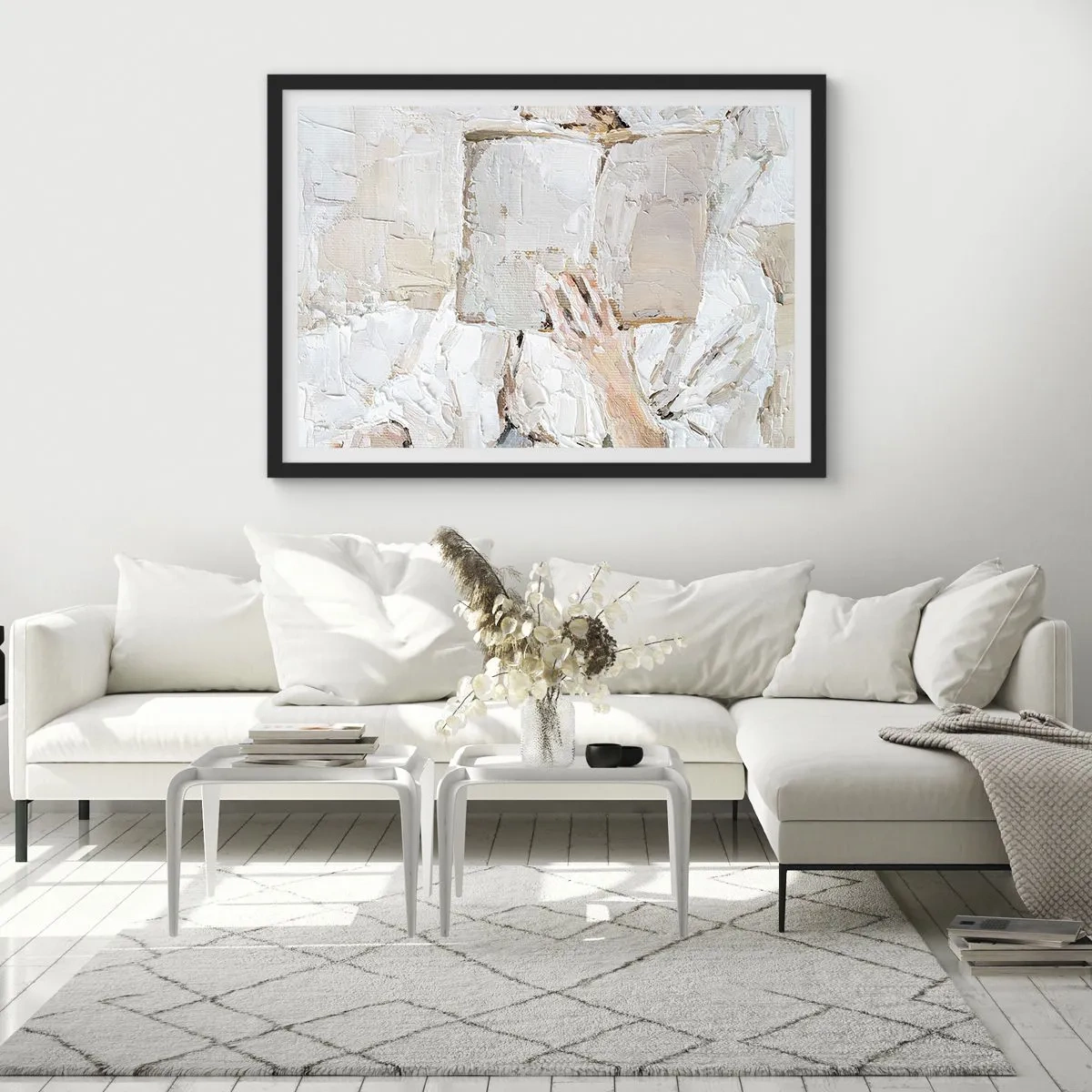 Poster în ramă neagră - Într-o altă lume - 70x50 cm
