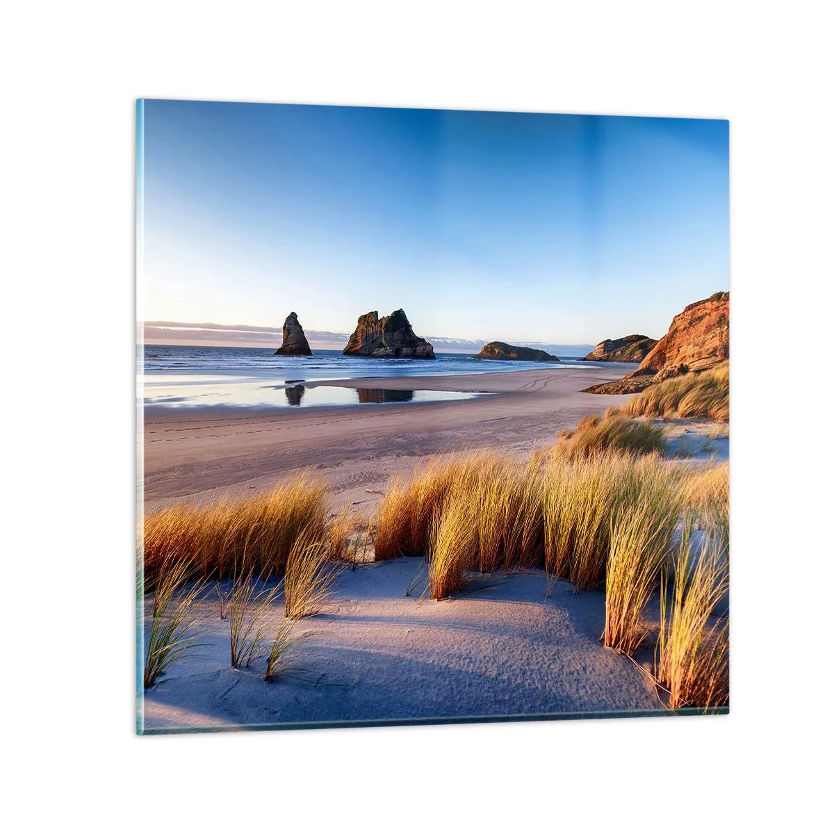 Tablou pe sticlă - Pentru cei care caută pacea - 60x60 cm