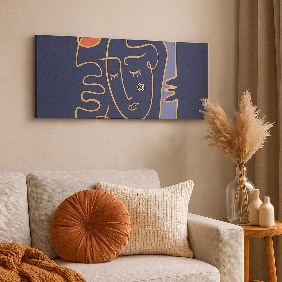 Tablou pe pânză - În reverie - 30x30 cm