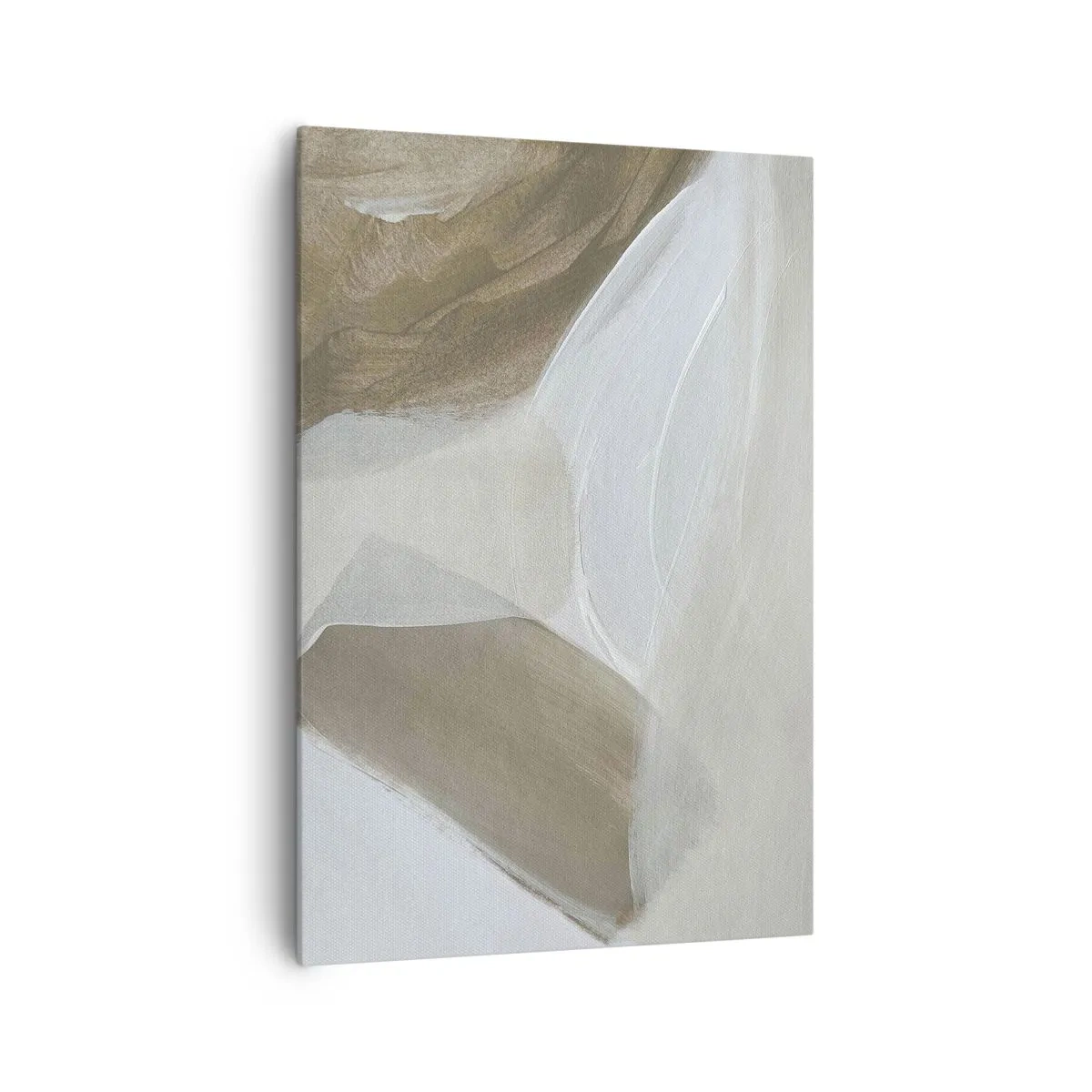 Tablou pe pânză - Val de alb - 70x100 cm
