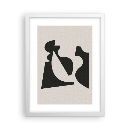 Poster în ramă albă - Pentru autoasamblare - 30x40 cm