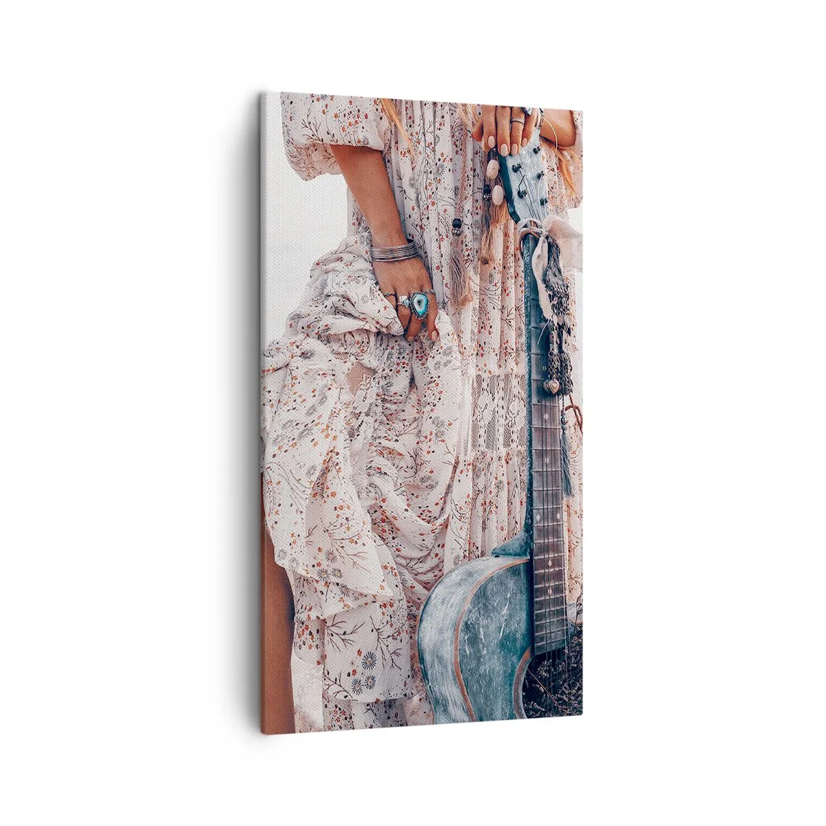 Tablou pe pânză - Hippie pe drum - 45x80 cm