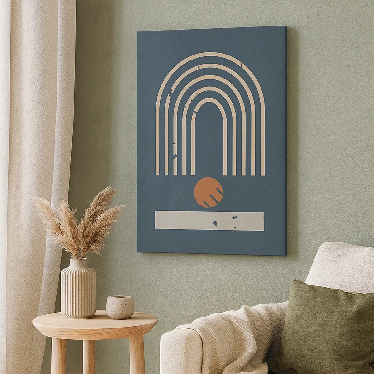 Tablou pe pânză - Geometrie în funcție de rodie - 50x70 cm