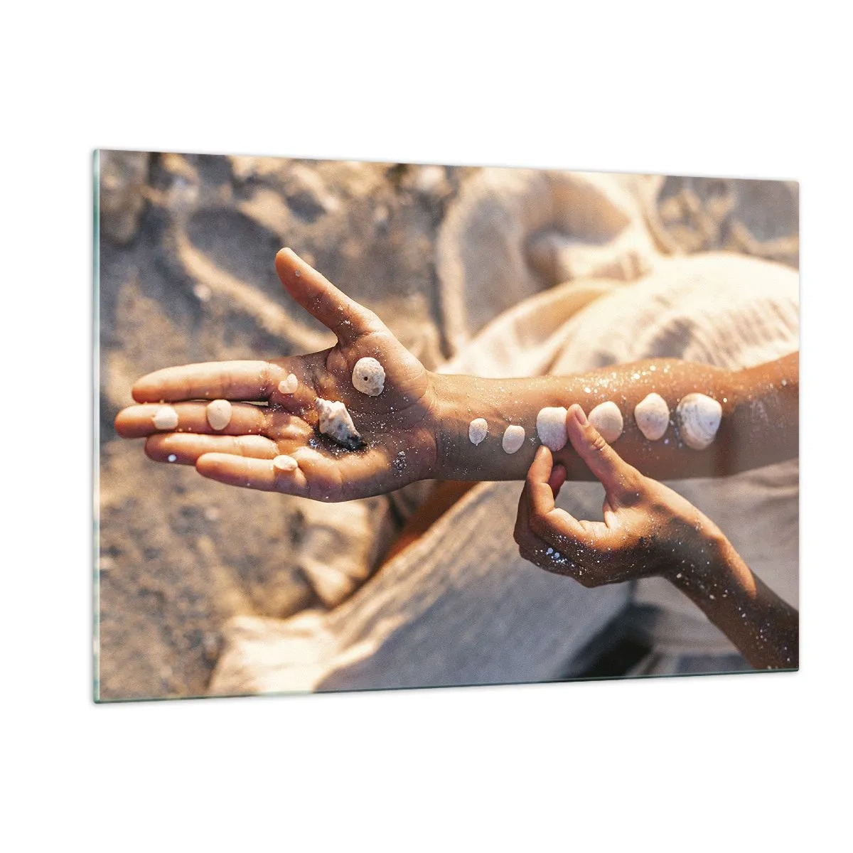 Tablou pe sticlă - Frumusețe la îndemână - 120x80 cm