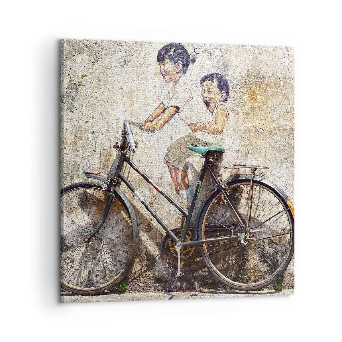 Tablou pe pânză - Adevărat sau fals? - 50x50 cm