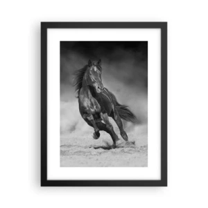 Poster în ramă neagră - Dorința emirului - 30x40 cm