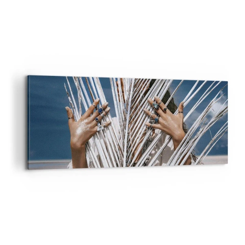 Tablou pe pânză - Prietena șamanului? - 100x40 cm