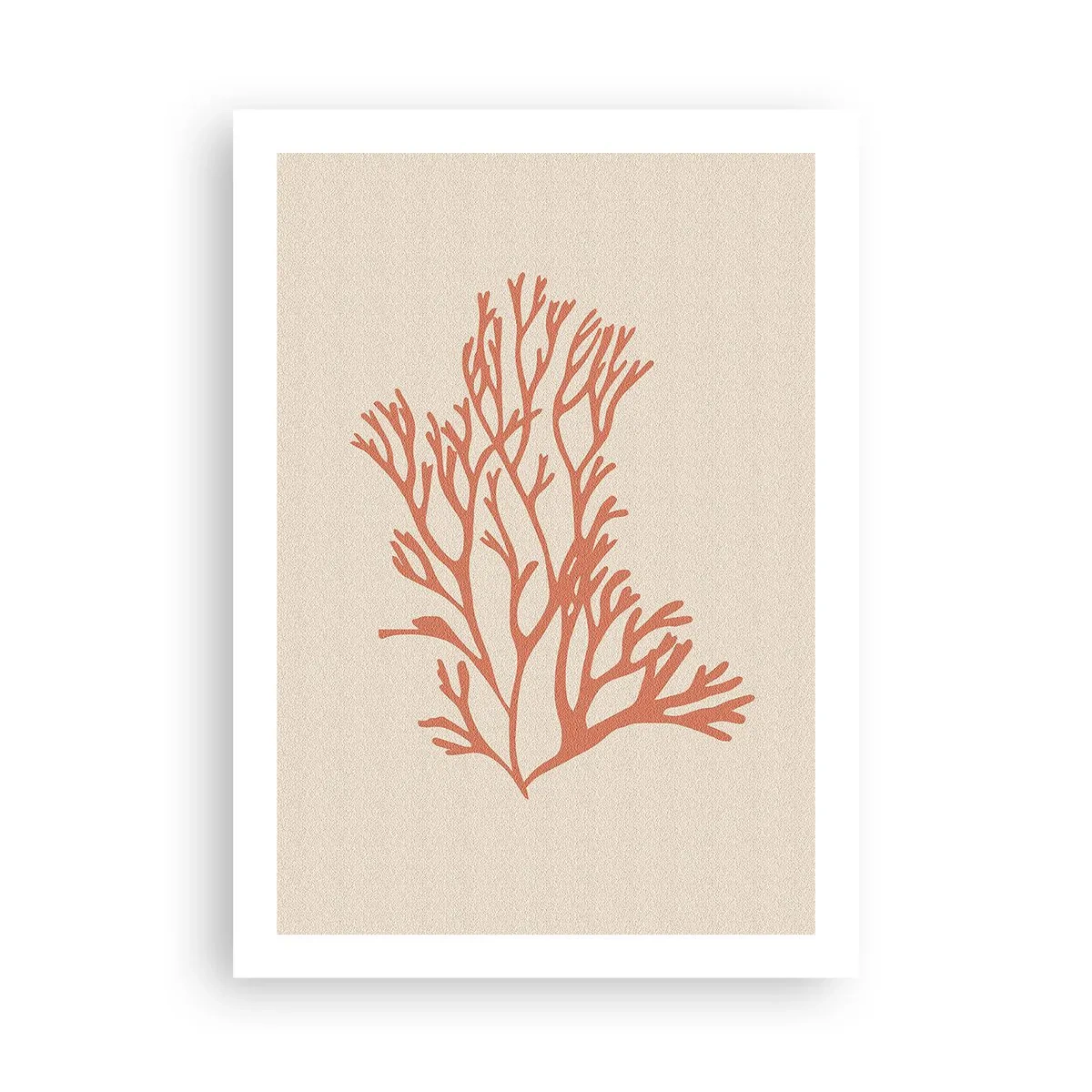 Poster - Coral filigranat - 50x70 cm