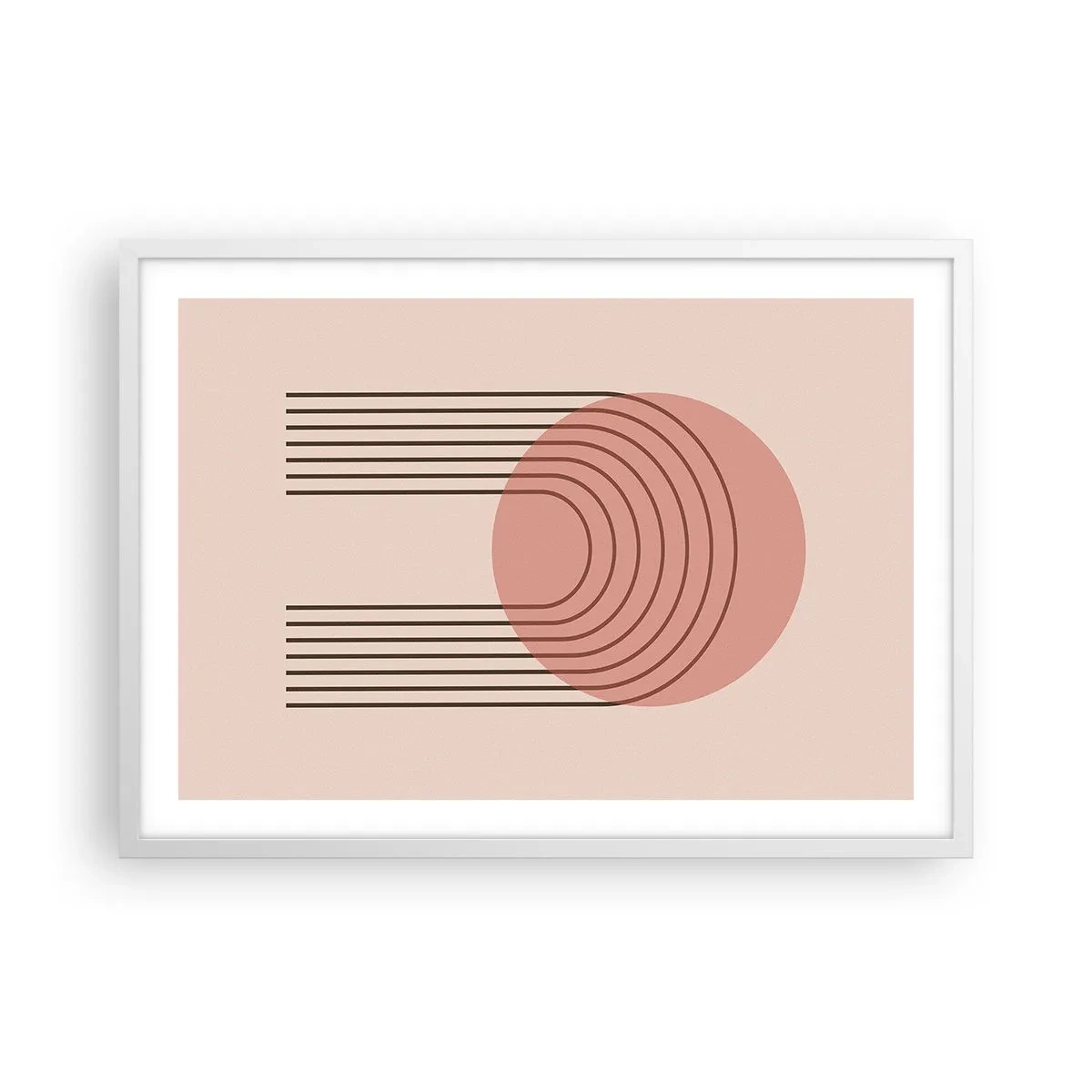 Poster în ramă albă - Atracție irezistibilă - 70x50 cm