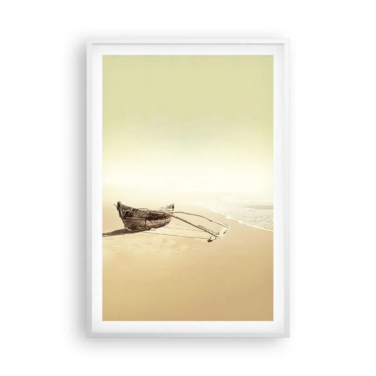 Poster în ramă albă - O amintire din Mările Sudului - 61x91 cm