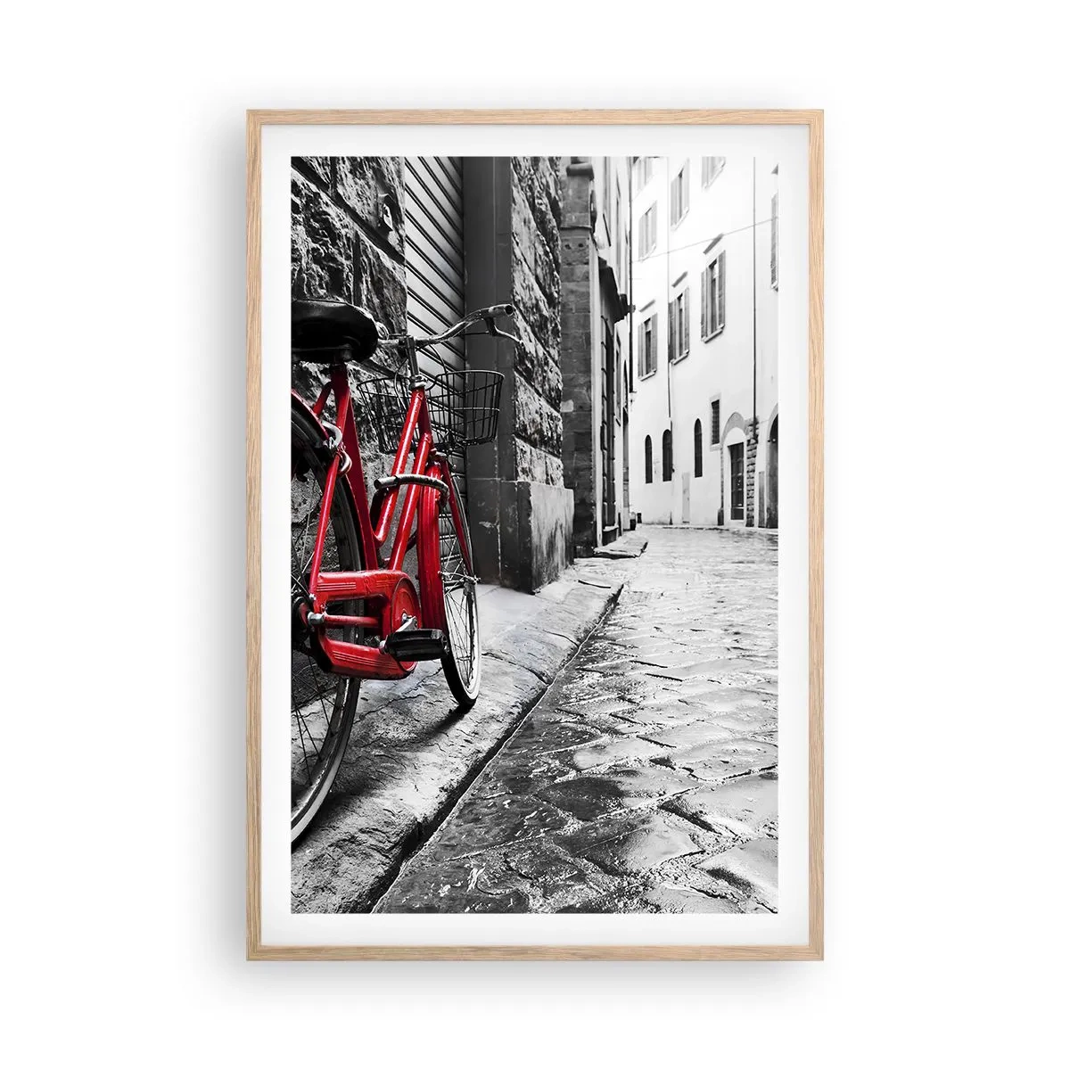 Poster în ramă de stejar deschis - Adevărata frumusețe nu îmbătrânește - 61x91 cm