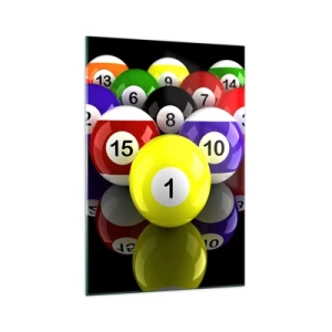 Tablou pe sticlă - Diferite culori de joc - 70x100 cm