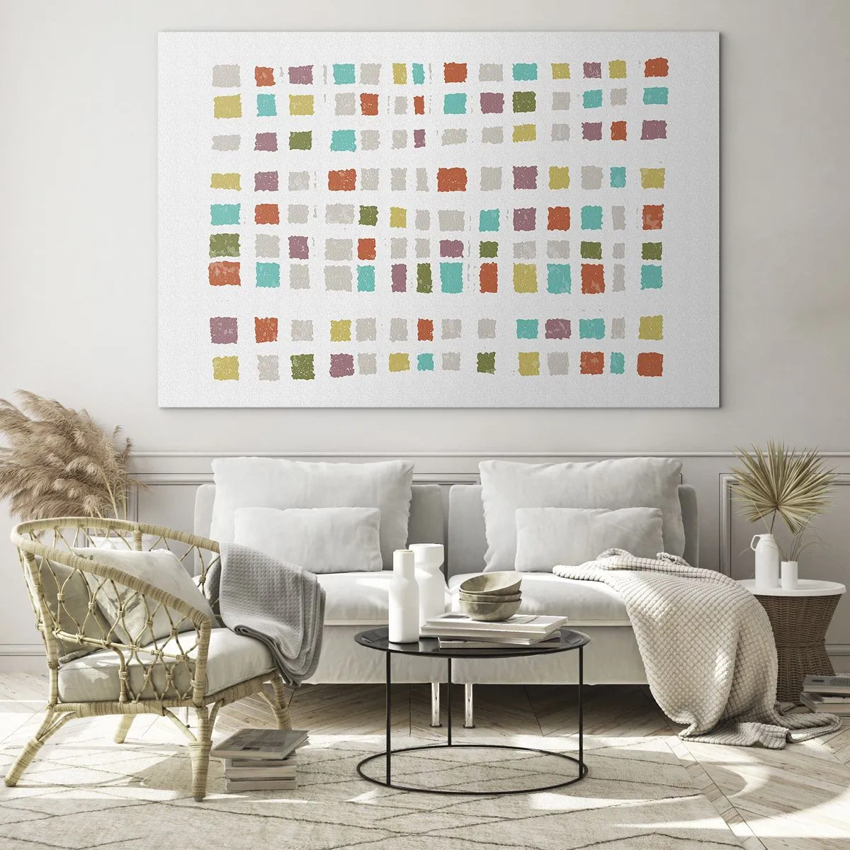 Tablou pe sticlă - Joc necunoscut - 100x70 cm