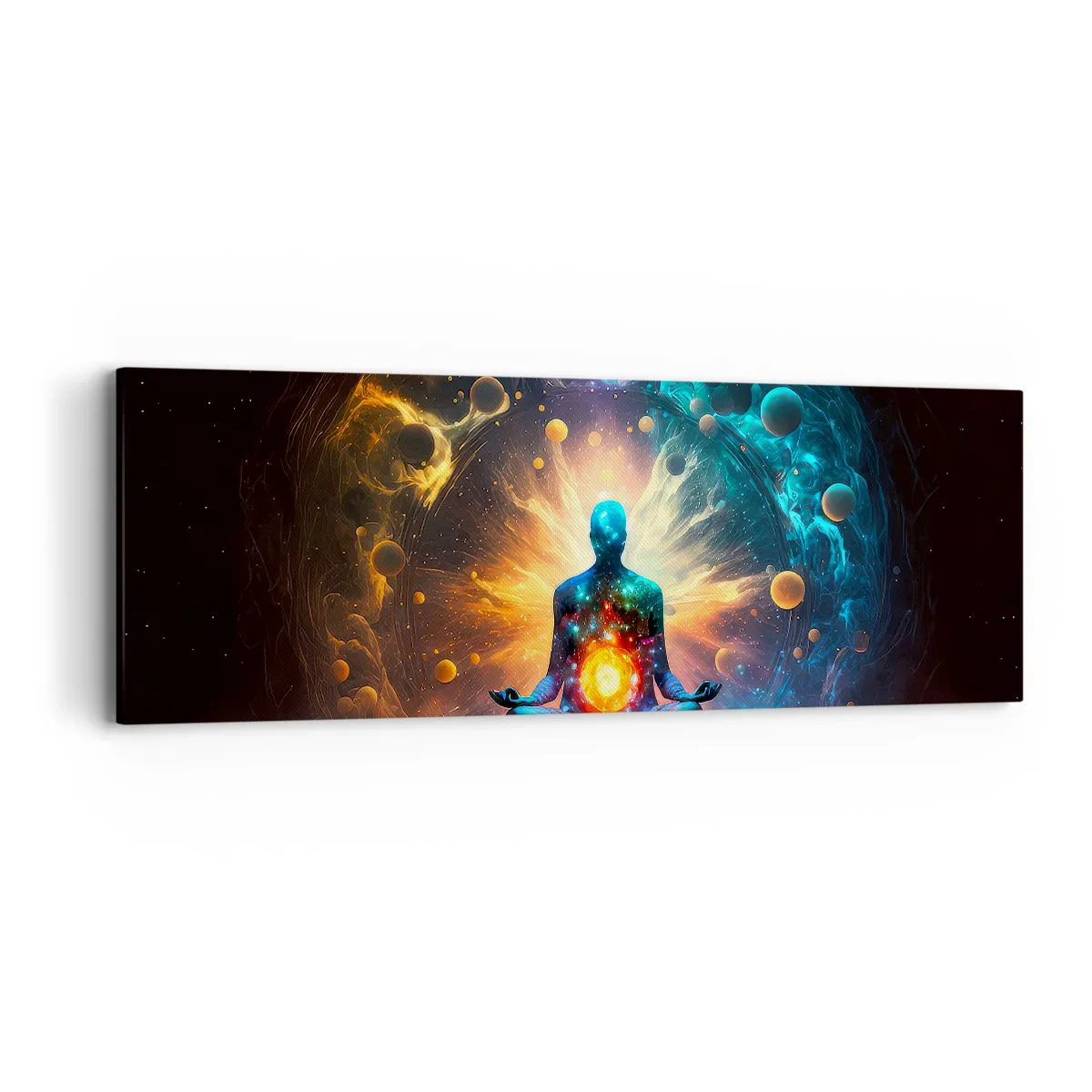 Tablou pe pânză - Liniște cosmică - 90x30 cm