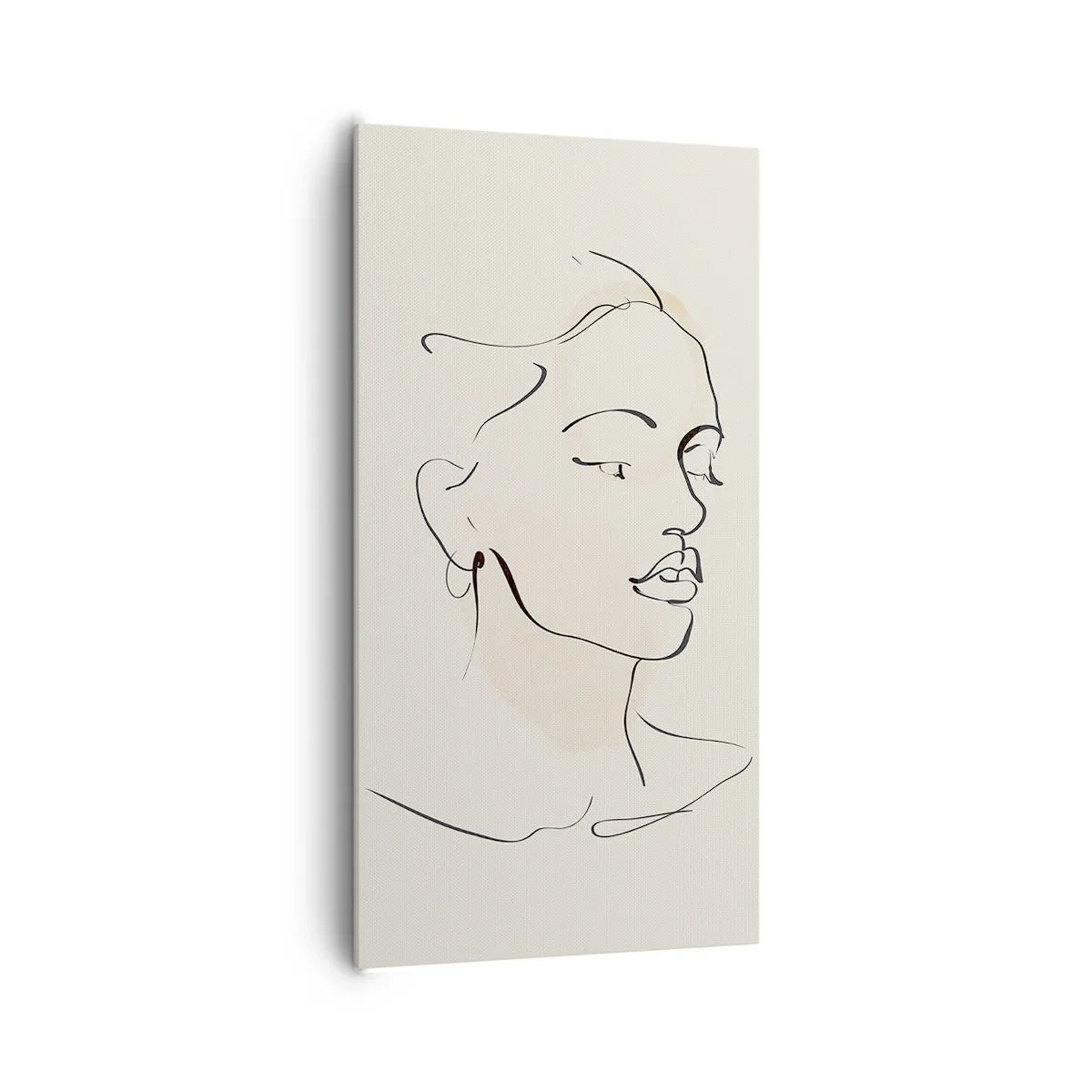 Tablou pe pânză - Cu o linie sigură - 65x120 cm