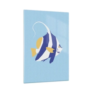 Tablou pe sticlă - Frumoasa din apele tropicale - 70x100 cm