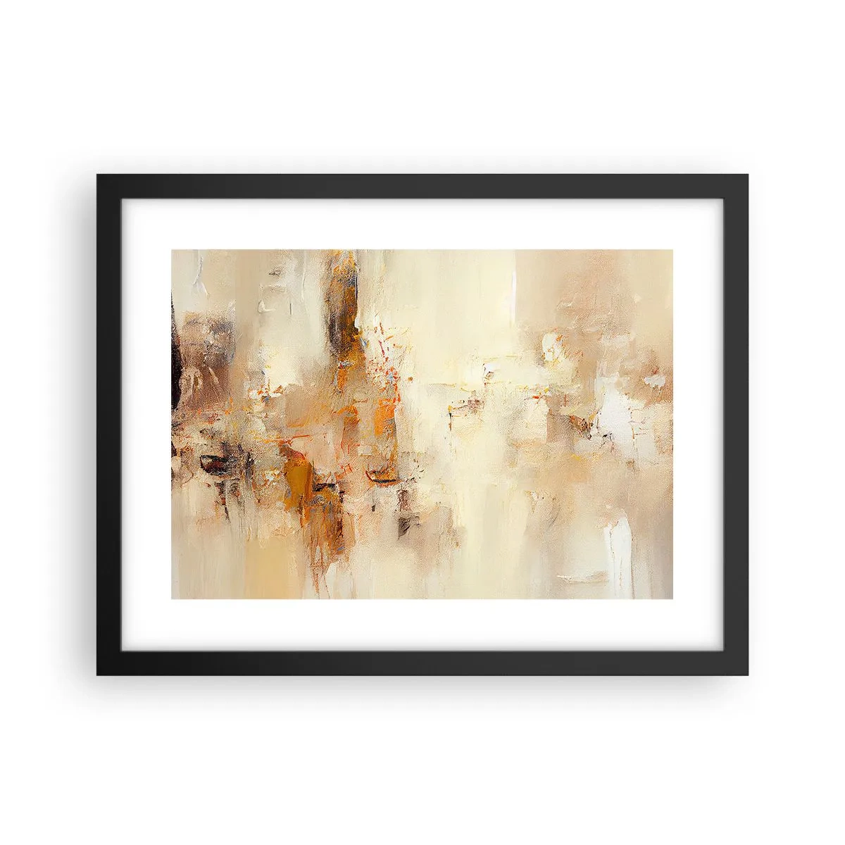 Poster în ramă neagră - Sufletul de chihlimbar - 40x30 cm