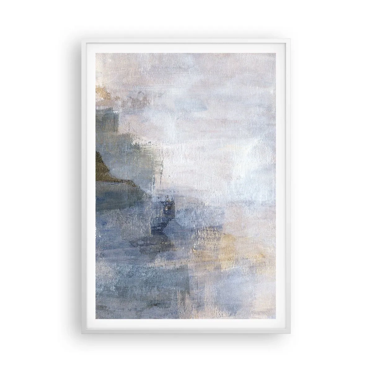 Poster în ramă albă - Tonuri și acorduri de culoare - 70x100 cm