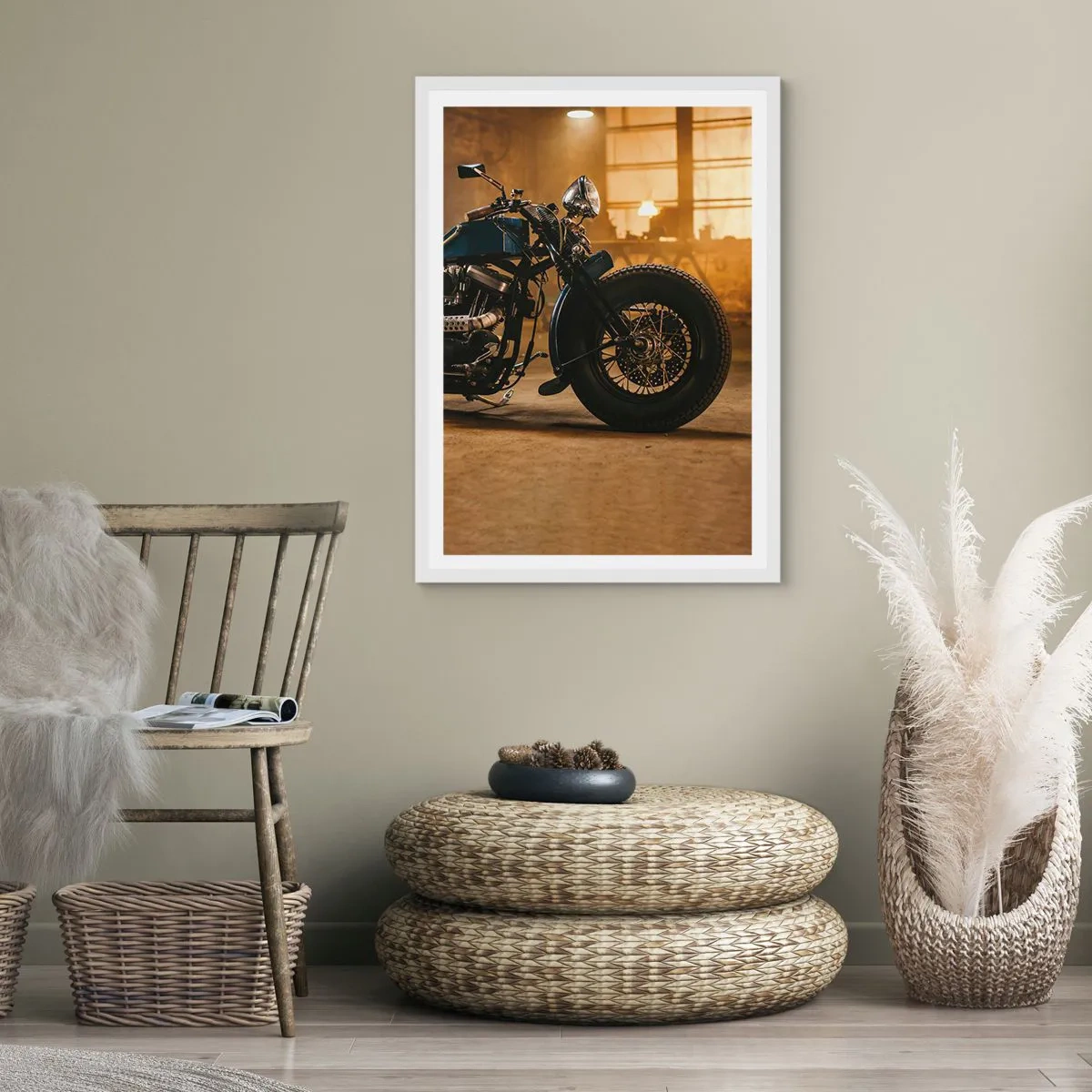 Poster în ramă albă - Pot să fac totul - 70x100 cm