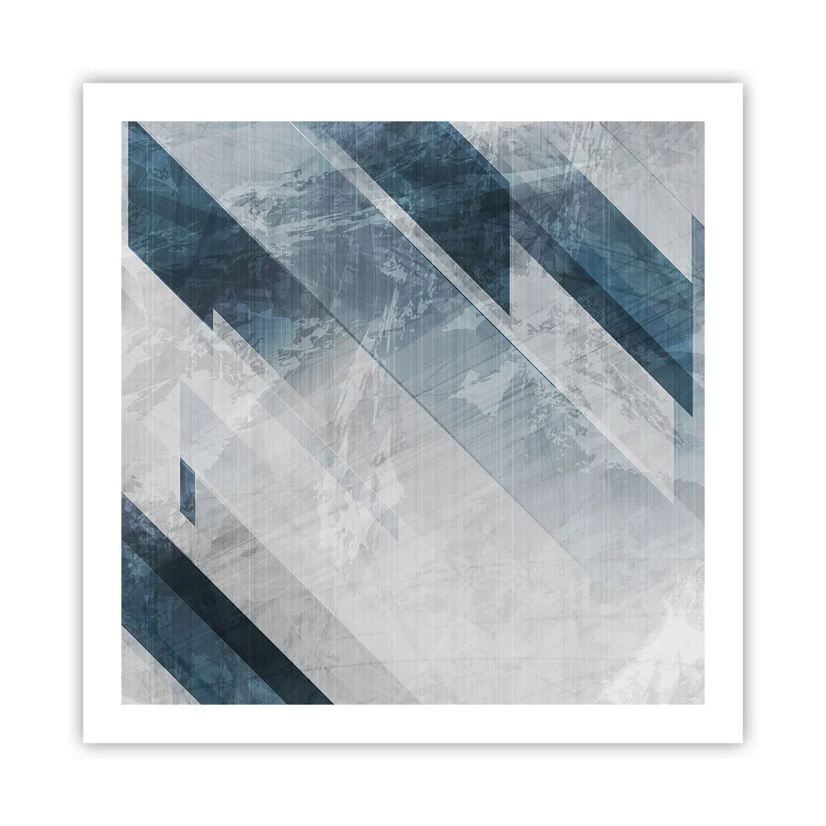 Poster - Compoziția spațială - mișcarea griului - 60x60 cm