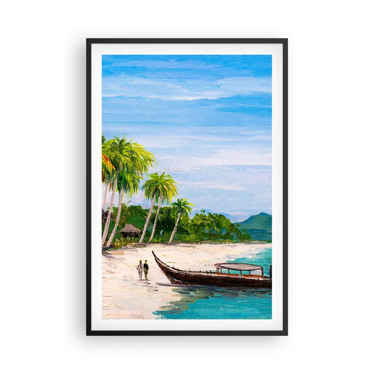 Poster în ramă neagră - Un vis exotic - 61x91 cm
