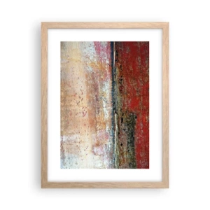 Poster în ramă de stejar deschis - Oare este marea? - 30x40 cm