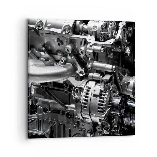 Tablou pe pânză - De oțel, frumos, puternic - 70x70 cm