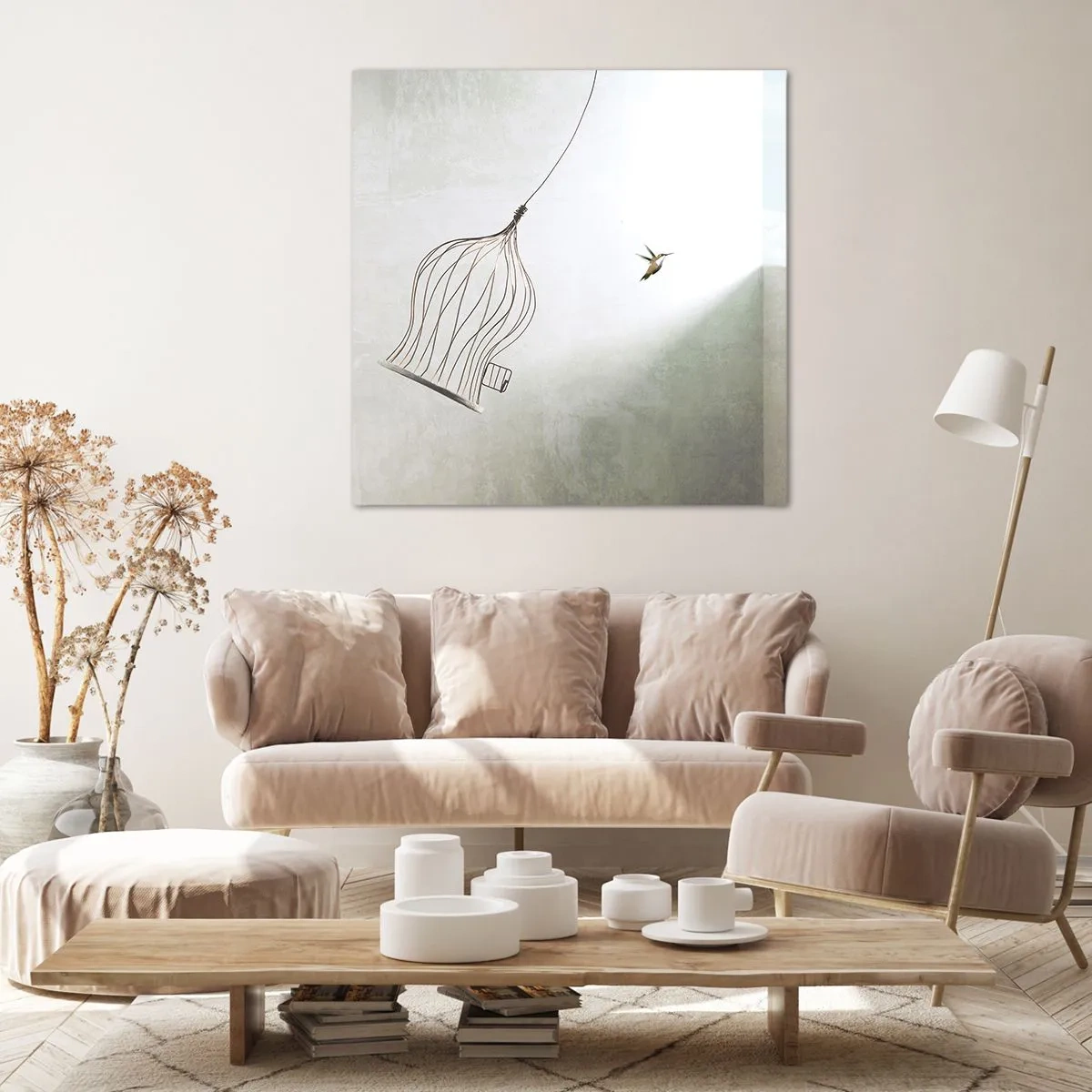 Tablou pe pânză - Eliberat - 40x40 cm