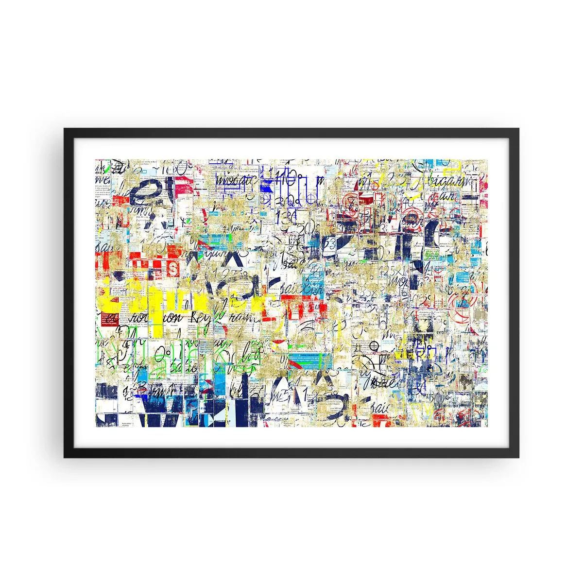Poster în ramă neagră - Pur și simplu plăcut pentru ochi - 70x50 cm