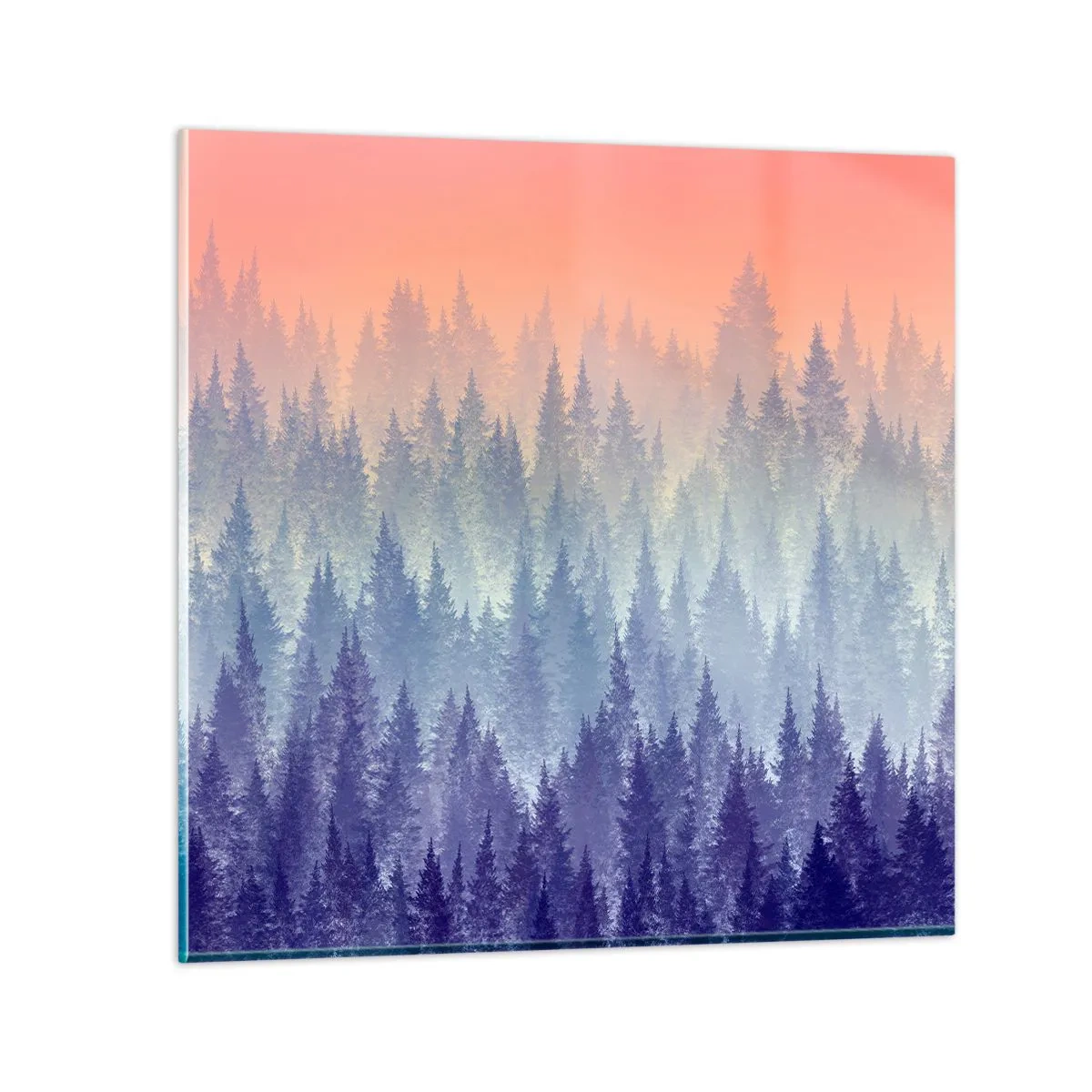 Tablou pe sticlă - Sus, mai sus, spre cer - 60x60 cm