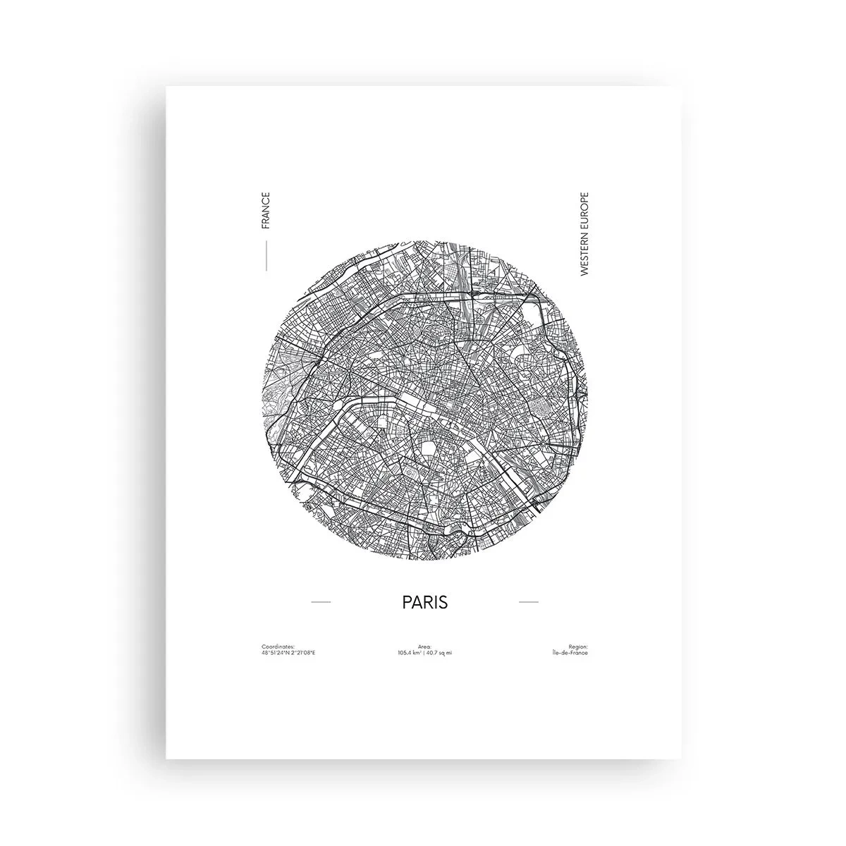 Poster - Anatomia Parisului - 30x40 cm