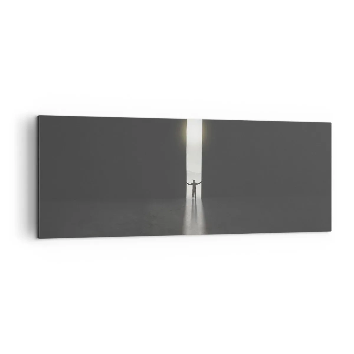 Tablou pe pânză - Un pas spre un viitor luminos - 140x50 cm