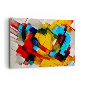 Tablou pe pânză - Sandviș multicolor - 120x80 cm