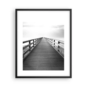 Poster în ramă neagră - Departe, departe... - 40x50 cm
