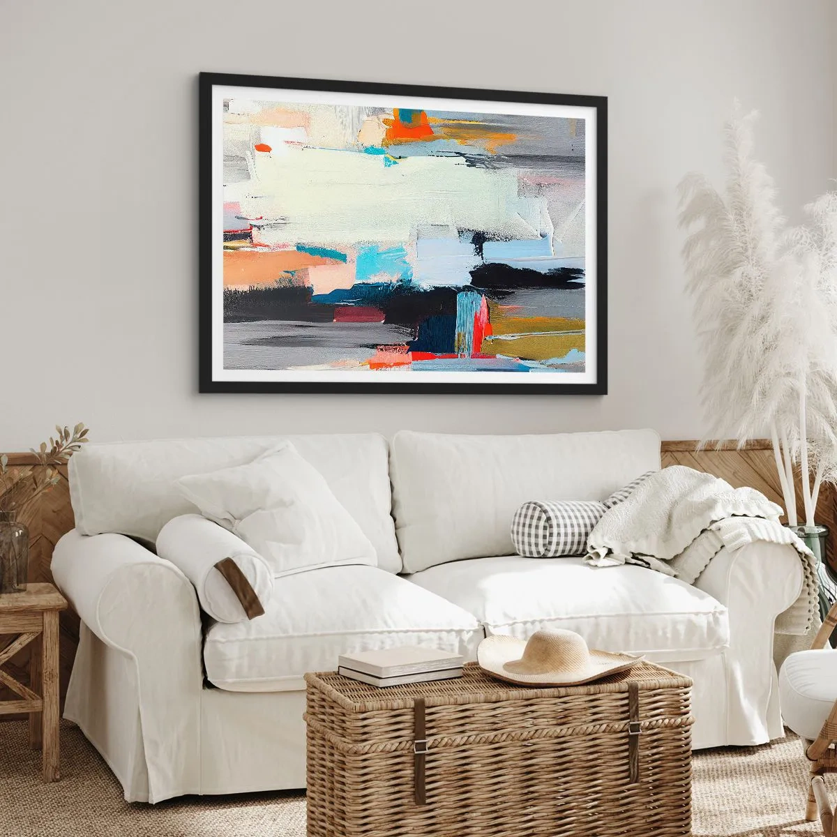 Poster în ramă neagră - Există o metodă? - 50x40 cm