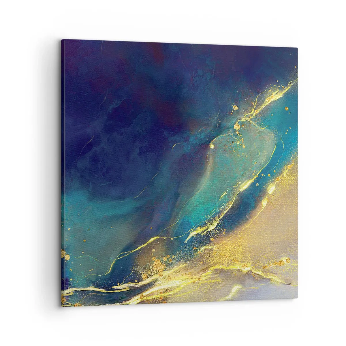 Tablou pe pânză - Baltă de aur - 50x50 cm