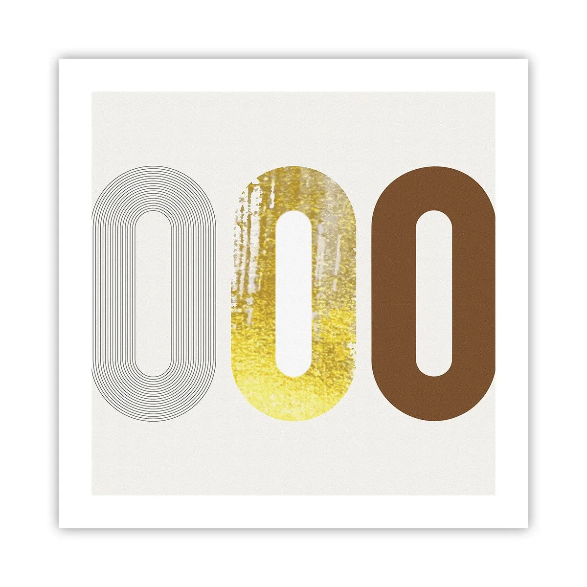 Poster - Ooo! - 50x50 cm