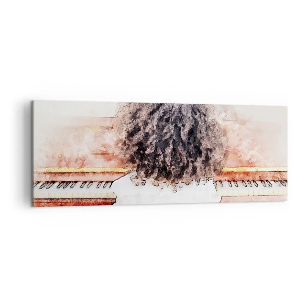 Tablou pe pânză - Într-o lume a muzicii - 140x50 cm
