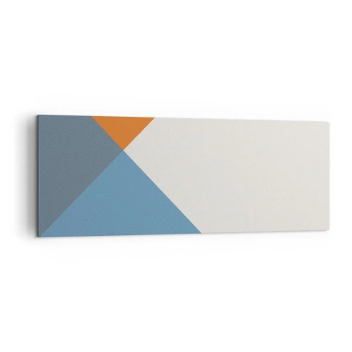 Tablou pe pânză - La un unghi drept - 140x50 cm