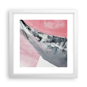 Poster în ramă albă - Compoziție adaptată - 30x30 cm