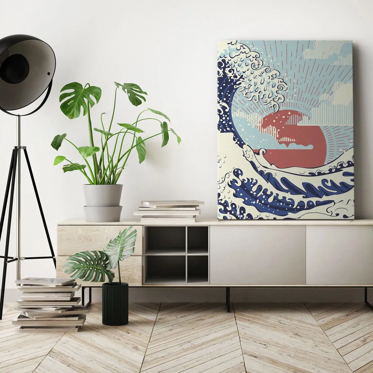 Tablou pe pânză - Din inspirații japoneze - 50x70 cm