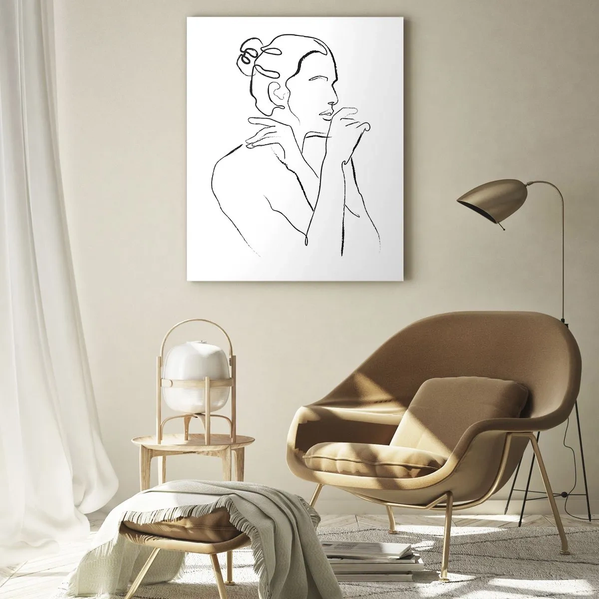 Tablou pe sticlă - Actul: un mister senzual - 80x120 cm