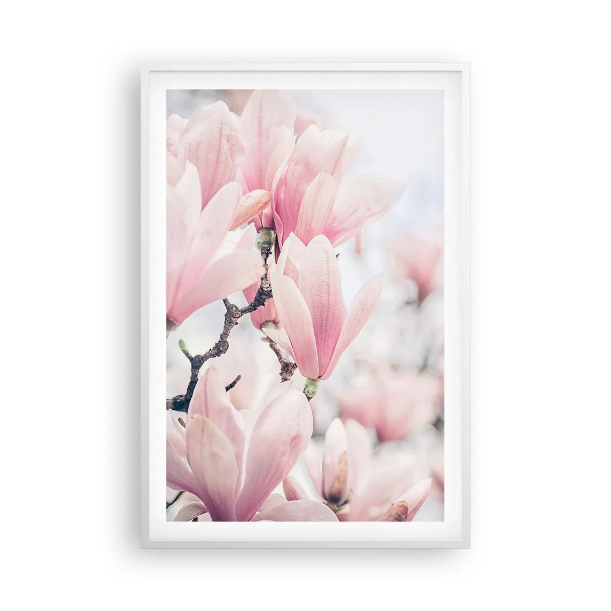 Poster în ramă albă - Idealul de subtilitate - 61x91 cm