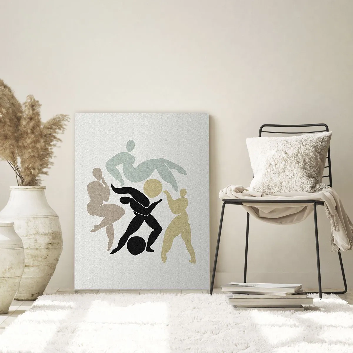 Tablou pe sticlă - Mișcarea pentru sănătate și frumusețe - 80x120 cm