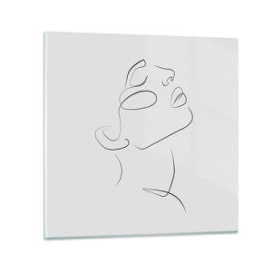Tablou pe sticlă - Meandrele unui vis - 50x50 cm