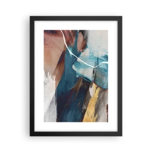 Poster în ramă neagră - Cu fler și energie - 30x40 cm